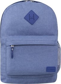 Синій рюкзак молодіжний з текстилю на блискавці Bagland 52768