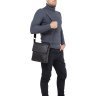 Мужская кожаная сумка-планшет на плечо с фиксацией на клапан Tiding Bag (21840) фото №2 Мужская кожаная сумка-планшет на плечо с фиксацией на клапан Tiding Bag (21840) modnotak фото - 2