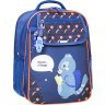 Шкільний рюкзак із синього текстилю з принтом на два відділення Bagland (53168) - 1