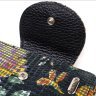 Різнобарвний жіночий гаманець середнього розміру з натуральної шкіри на кнопці CANPELLINI (2421804) - 3
