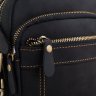Наплечная компактная мужская сумка из натуральной кожи черного цвета Tiding Bag (15756) фото №5 Наплечная компактная мужская сумка из натуральной кожи черного цвета Tiding Bag (15756) modnotak фото - 5