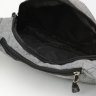 Поясная мужская сумка-бананка серого цвета из текстиля Monsen (22119) - 5