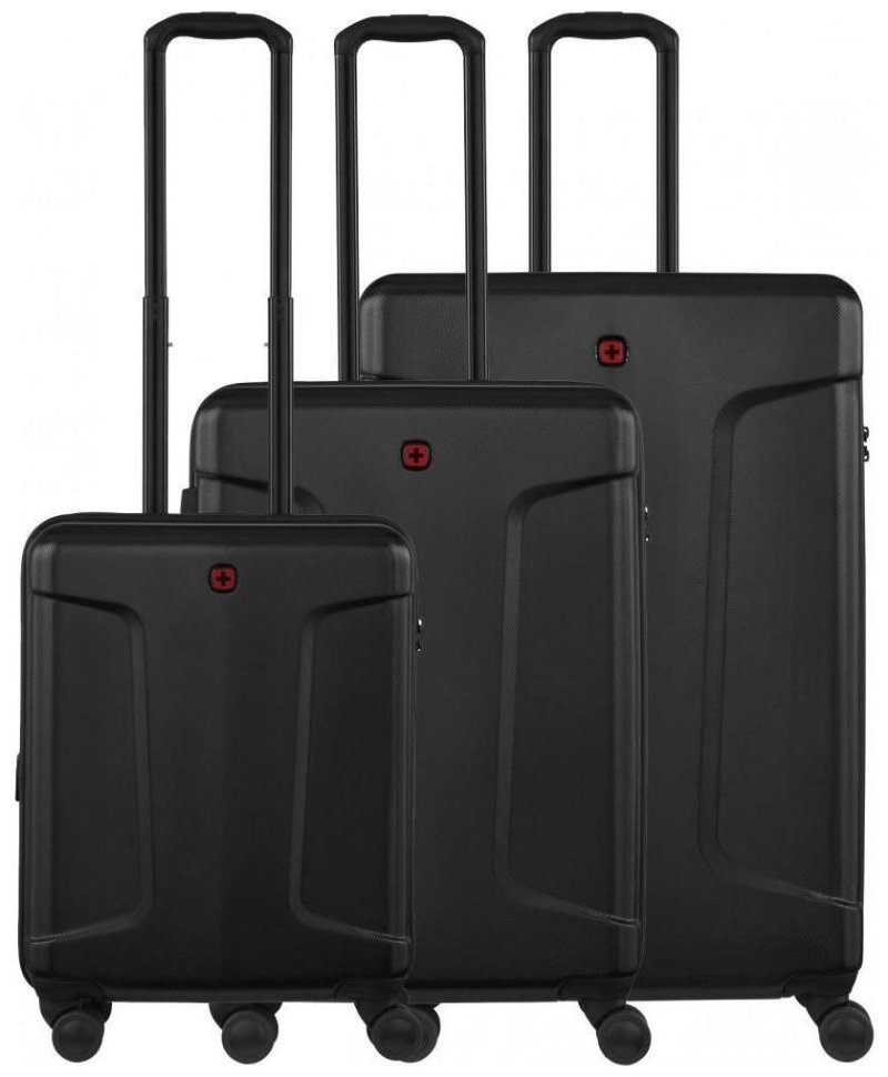 Набір валіз Wenger, Legacy 3 в 1, (S,M,L), пластик, 4 колеса, чорний фото №2 Набір валіз Wenger, Legacy 3 в 1, (S,M,L), пластик, 4 колеса, чорний modnotak фото №2