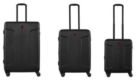 Набір валіз Wenger, Legacy 3 в 1, (S,M,L), пластик, 4 колеса, чорний фото №3 Набір валіз Wenger, Legacy 3 в 1, (S,M,L), пластик, 4 колеса, чорний modnotak фото №3