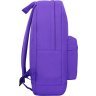 Фіолетовий рюкзак для підлітків із текстилю з липучками Bagland (53868) - 3