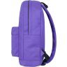 Фіолетовий рюкзак для підлітків із текстилю з липучками Bagland (53868) - 8