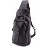 Шкіряна сумка-рюкзак невеликого розміру Leather Collection (11520) - 1