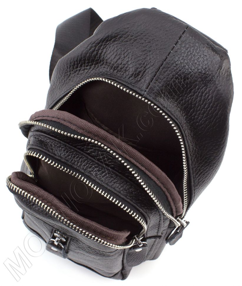Шкіряна сумка-рюкзак невеликого розміру Leather Collection (11520)