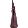 Бордовая женская сумка из натуральной кожи флотар Desisan (19176) - 2