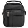 Компактная мужская барсетка из натуральной фактурной кожи Borsa Leather 94668 чёрного цвета фото №1 Компактная мужская барсетка из натуральной фактурной кожи Borsa Leather 94668 чёрного цвета modnotak фото - 1