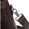 Темно-коричневая мужская кожаная сумка под ноутбук и документы Bexhill (21253) - 7