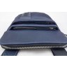 Вертикальная сумка планшет синего цвета из кожи Флотар VATTO (11710) - 7