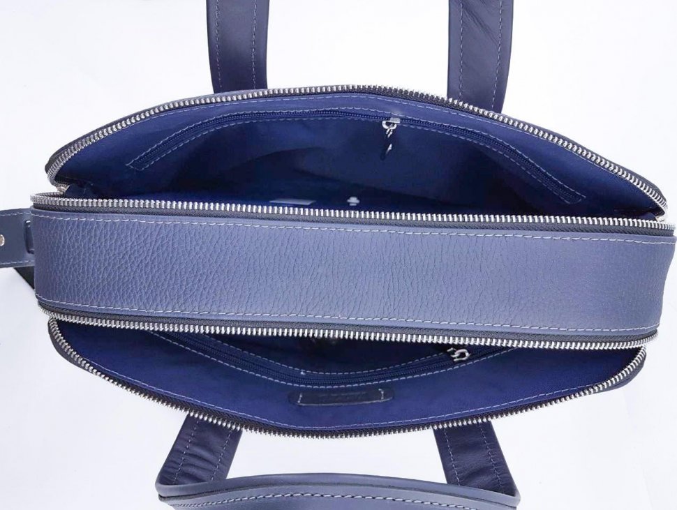Деловая мужская сумка - портфель из фактурной кожи VATTO (11810)