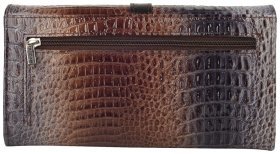 Лакований жіночий гаманець з фактурою під кроко Desisan 107068 різнокольоровий