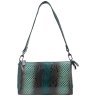 Лакированная женская сумка из кожи с фактурой под рептилию KARYA 107168 зеленая фото №1 Лакированная женская сумка из кожи с фактурой под рептилию KARYA 107168 зеленая modnotak фото - 1