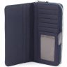 Великий жіночий гаманець із натуральної шкіри темно-синього кольору ST Leather 1767368 - 2