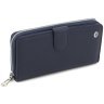 Великий жіночий гаманець із натуральної шкіри темно-синього кольору ST Leather 1767368 - 1