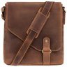 Чоловіча плечова сумка із вінтажної шкіри світло-коричневого кольору Visconti Aspin 77368 - 1