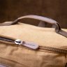 Песочный дорожный рюкзак из текстиля с ручками Vintage (20664)  - 9