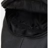 Мужской кожаный рюкзак-слинг через плечо черного цвета Keizer (22103) - 5