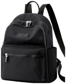 Женский текстильный городской рюкзак на две молнии Confident 77568