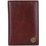 Обложка для паспорта из фактурной кожи без застежки Hammonds Flycatcher PH602 коричневого цвета 107968 modnotak фото - 1