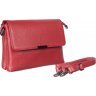 Модная сумка красного цвета из натуральной кожи Desisan (2010-04) - 4