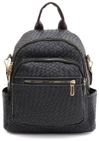 Стильний жіночий рюкзак з якісної екошкіри Monsen 88868 Чорний