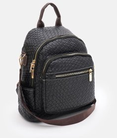 Стильний жіночий рюкзак з якісної екошкіри Monsen 88868 Чорний