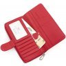 Довгий жіночий шкіряний гаманець червоного кольору ST Leather (15338) - 5