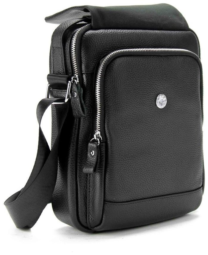 Мужская сумка планшет через плечо Tiding Bag 90769 Черная modnotak фото №6