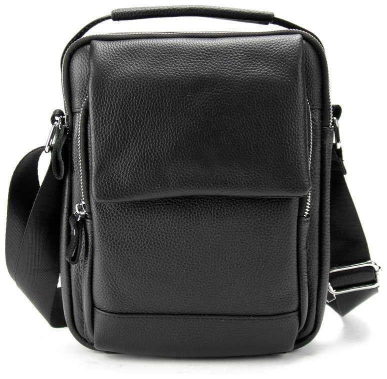 Мужская сумка планшет через плечо Tiding Bag 90769 Черная modnotak фото №9