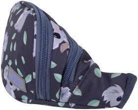 Бананка из Оксфордского текстиля для детей (поясная сумка) принт пушистиков Bagland 111169