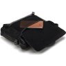 Черная кожаная мужская сумка с отделением для ноутбука VINTAGE STYLE (14067) - 6
