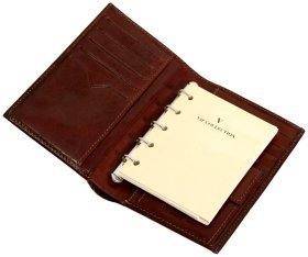 Портмоне с блокнотом Platinum из натуральной кожи Vip Collection 102569