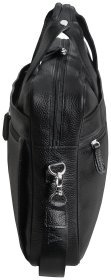 Черная сумка под ноутбук 15.6 дюймов из кожи флотар Vip Collection 102669