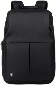 Стильный рюкзак из прочного нейлона с отделением для ноутбука до 14" Wenger Reload черного цвета 103469