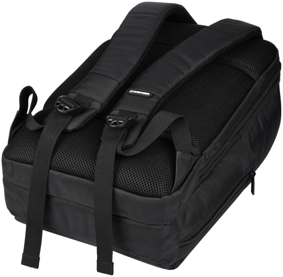 Стильный рюкзак из прочного нейлона с отделением для ноутбука до 14" Wenger Reload черного цвета 103469 modnotak фото №6