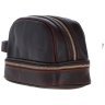 Несессер из натуральной кожи коричневого цвета с ручкой на кисть Ashwood PL41 94469 фото №3 Несессер из натуральной кожи коричневого цвета с ручкой на кисть Ashwood PL41 94469 modnotak фото - 3