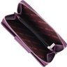 Фіолетовий жіночий гаманець із натуральної шкіри флотар KARYA (2421155) - 5