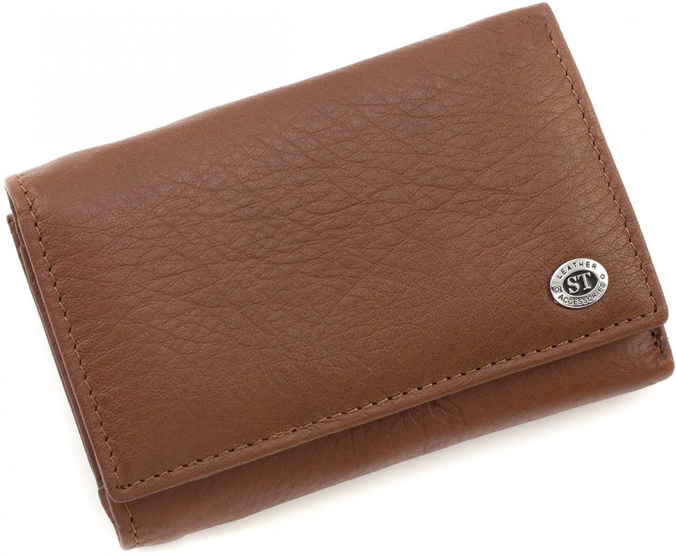 Маленький жіночий гаманець на кнопці ST Leather (17976)