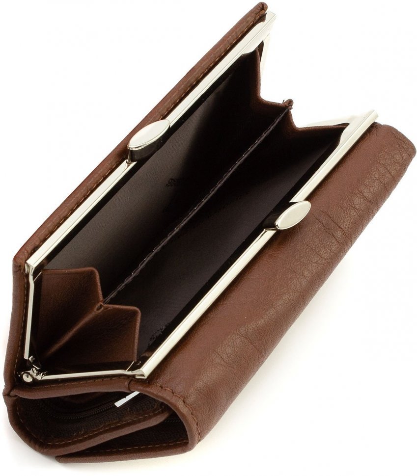 Маленький жіночий гаманець на кнопці ST Leather (17976)