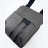 Компактная мужская наплечная сумка серого цвета VATTO (11711) - 3