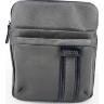 Компактная мужская наплечная сумка серого цвета VATTO (11711) - 4