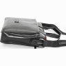 Классическая деловая мужская сумка черного цвета из гладкой кожи VATTO (12010) - 6