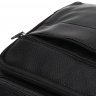 Мужская сумка-барсетка из черной кожи флотар на плечо Borsa Leather (19345) - 5