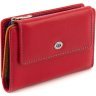 Середній жіночий гаманець із натуральної шкіри червоного кольору ST Leather 1767269 - 1