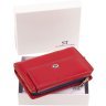 Середній жіночий гаманець із натуральної шкіри червоного кольору ST Leather 1767269 - 8