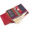 Середній жіночий гаманець із натуральної шкіри червоного кольору ST Leather 1767269 - 2