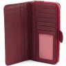 Большой бордовый женский кошелек из натуральной кожи ST Leather 1767369 - 2